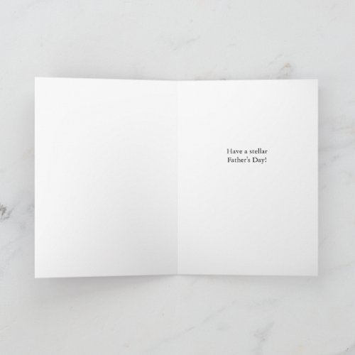 Father's Day for Best Dad Universe Theme Card