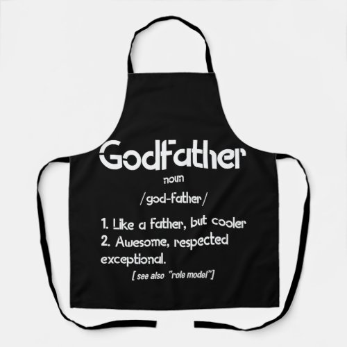 Fathers Day For Godfather Definition From Godchild Apron
