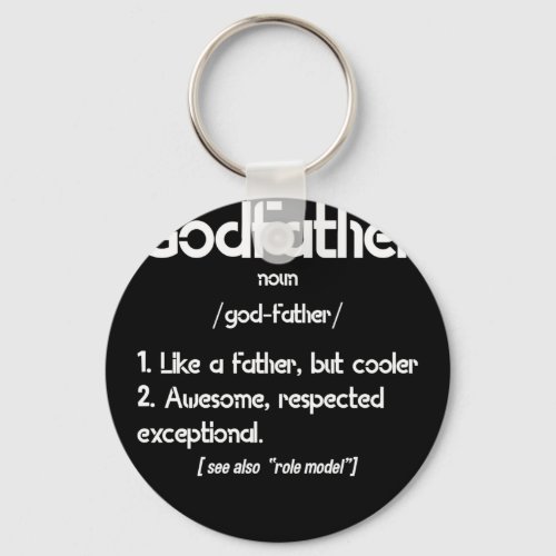 Fathers Day For Godfather Definition From Godchild Keychain