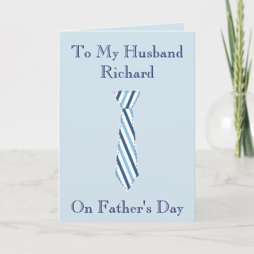 Fathers Day for husband Card