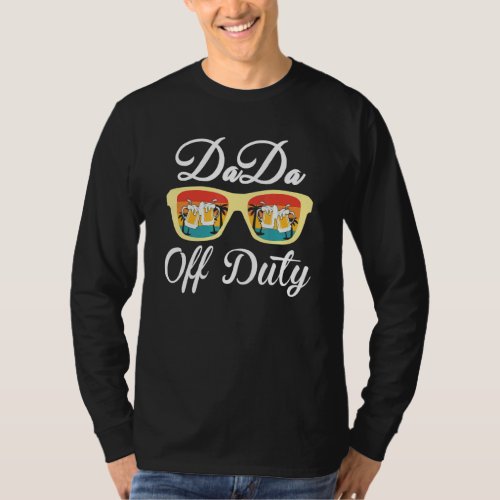 Fathers Day For New Dad Him Papa Grandpa  Dada Of T_Shirt
