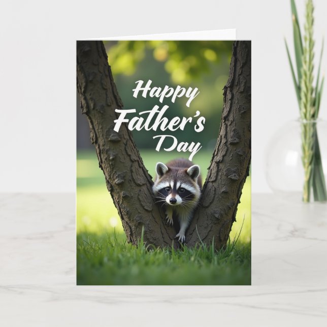 Fathers Day Forest Creature Card (Front)