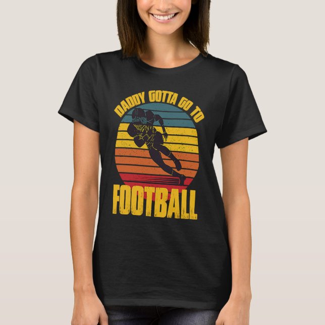 Father's Day  Fotball Dad T-Shirt (Front)