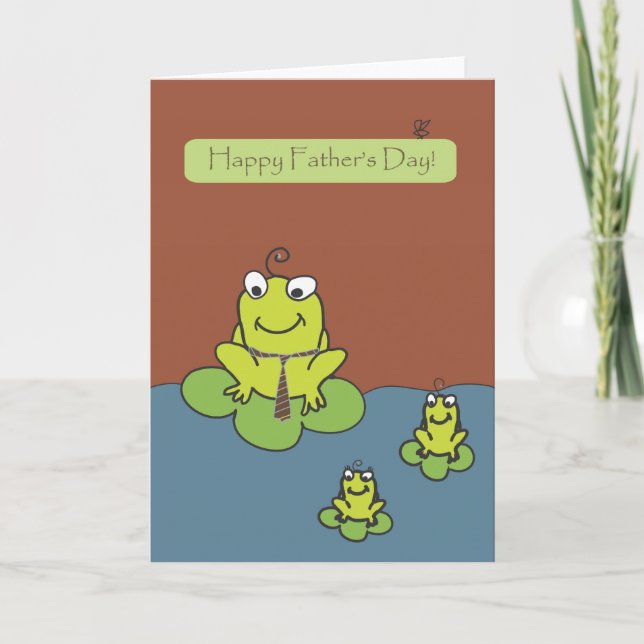 Father's Day - Frogs by Red Sprocket Card (Front)
