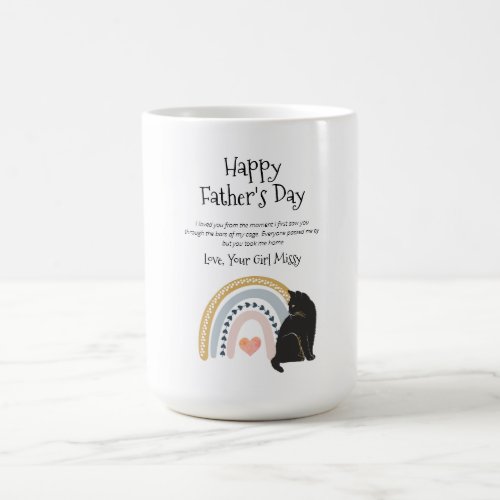 Fathers Day From Cat  Coffee Mug