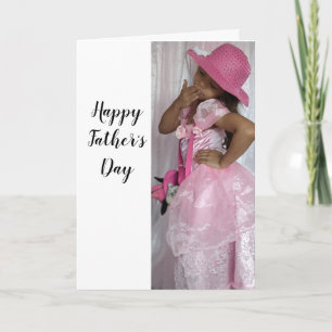 FATHER'S DAY FROM DAUGHTER  LETTERPRESS THANK YOU CARD