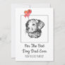 Fathers Day From Dog Holiday Card