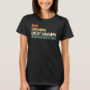 Fathers day from Grandson toddler Dad Grandpa Grea T-Shirt