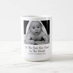Fathers Day From New Baby Photo Coffee Mug