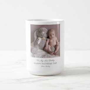 Fathers Day From New Baby Photo Coffee Mug