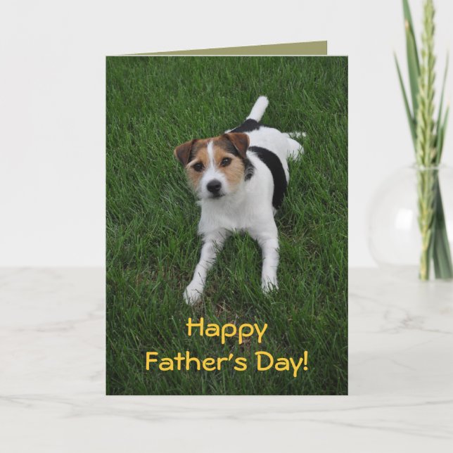 Fathers Day from the Dog Card (Front)
