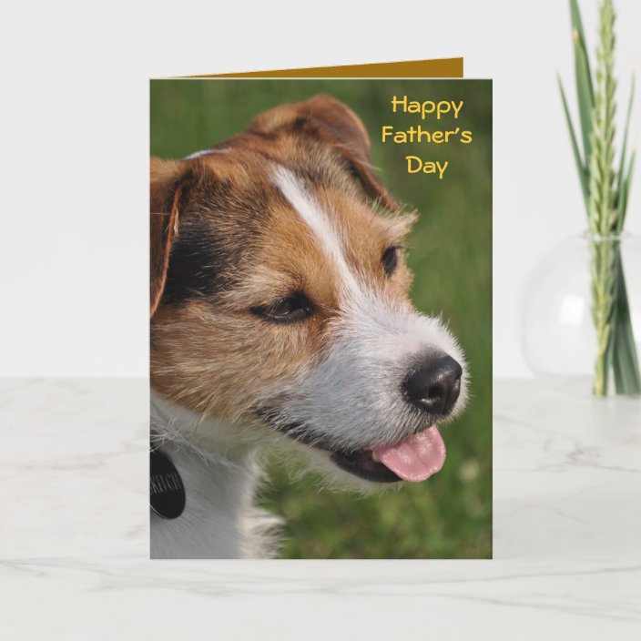 Fathers Day from the Dog Card | Zazzle.com