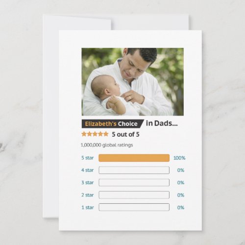 Fathers Day Funny Best Dad Card