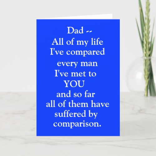 Fathers Day funny Card