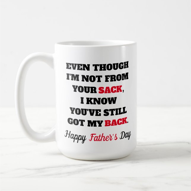 Father's Day funny Coffee Mug (Left)