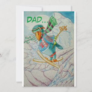 FATHER'S DAY FUNNY GREETINGS CARD. THANK YOU CARD