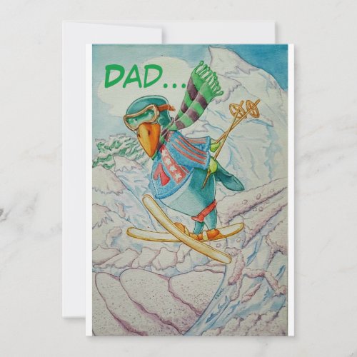 FATHERS DAY FUNNY GREETINGS CARD  THANK YOU CARD