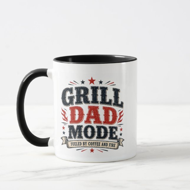 Father's Day/Funny Grill Dad WRAP Mug (Left)