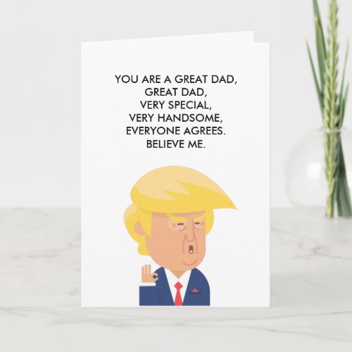 Fathers Day Funny Personalized Card