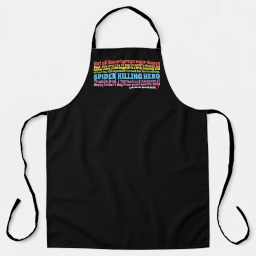 Fathers Day Funny Quotes Wishes from Daughter Apron