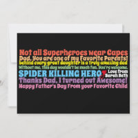 Fathers Day Card Fathers Day Father Daughter Greeting 