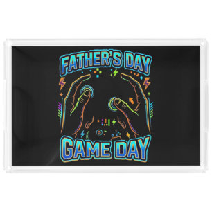 Father's Day, Game Day Acrylic Tray