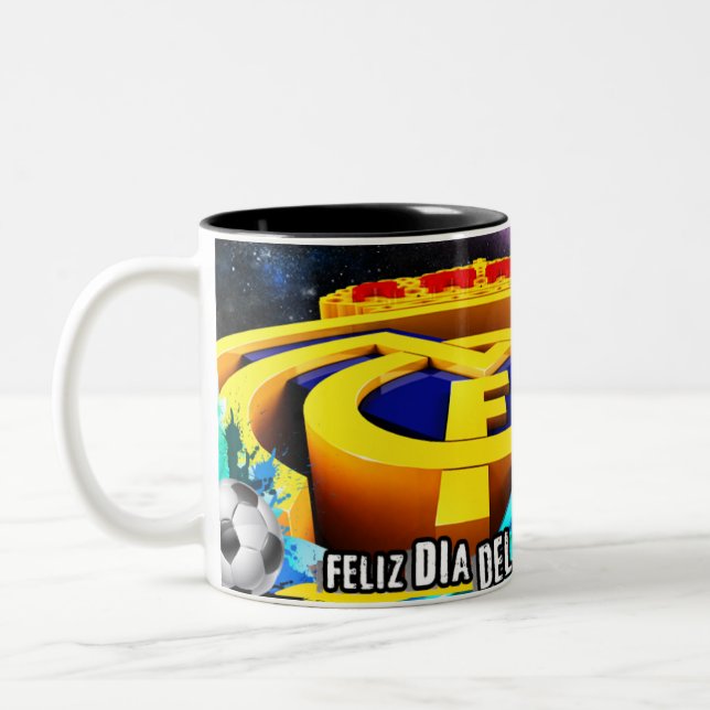 Father's Day Game Two-Tone Coffee Mug (Left)
