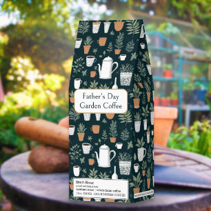 Father's Day Garden Plants Elegant Personalized Roasted Coffee