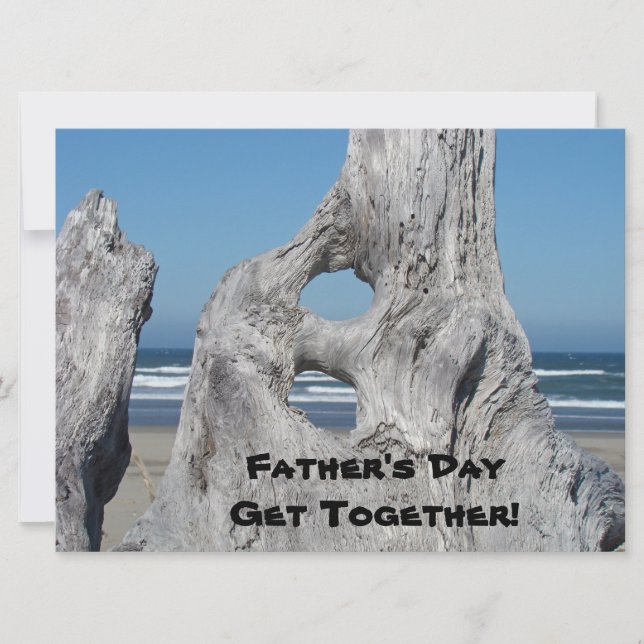Father's Day Get Together! Invitations! Blue Ocean Invitation (Front)