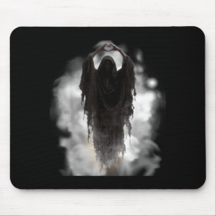 Fathers day ghost heart hands horror scary face mouse pad