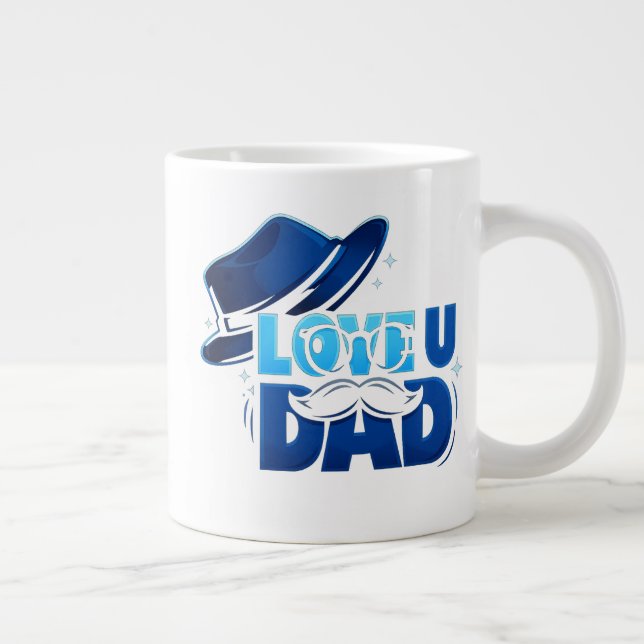father's day giant coffee mug (Right)