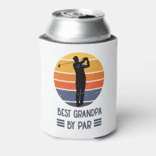 Father's Day Gift   Best Grandpa By Par  Can Cooler