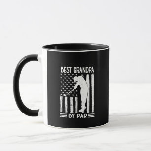 Father's Day Gift   Best Grandpa By Par  Mug