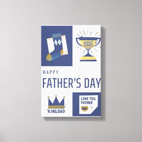 FATHERS DAY GIFT CANVAS PRINT