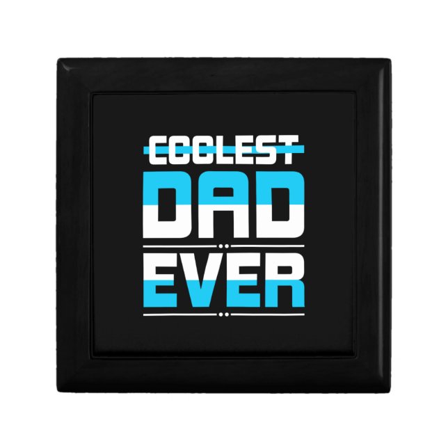 Father's Day Gift | Coolest Dad Ever Box (Front)