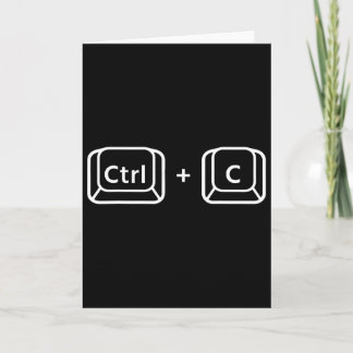 Fathers Day Gift Ctrl C Amp Ctrl V Dad Amp Card