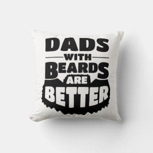 Father's Day Gift - Dads with Beards Pillow