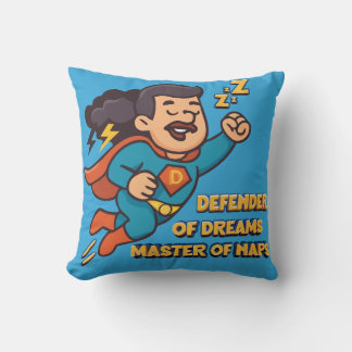 Father's Day Gift - Defender of Dreams Throw Pillow