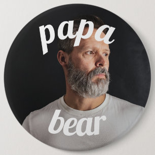 Father's Day Gift for Best Dad with Papa Bear Button