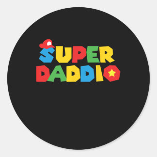 Fathers Day Gift For Dad Gift From Son Daughter Ki Classic Round Sticker