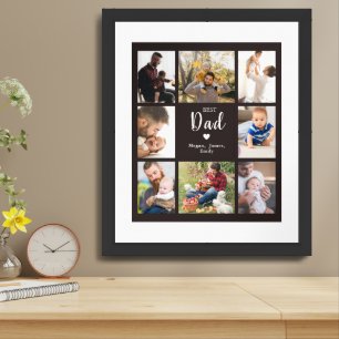 Father's Day Gift For Dad Photo Framed Art