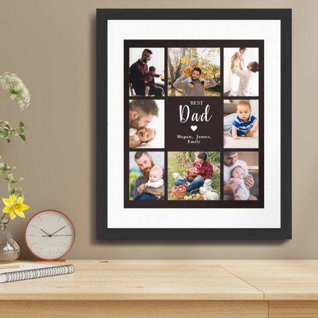 Father's Day Gift For Dad Photo Framed Art (Table Top)