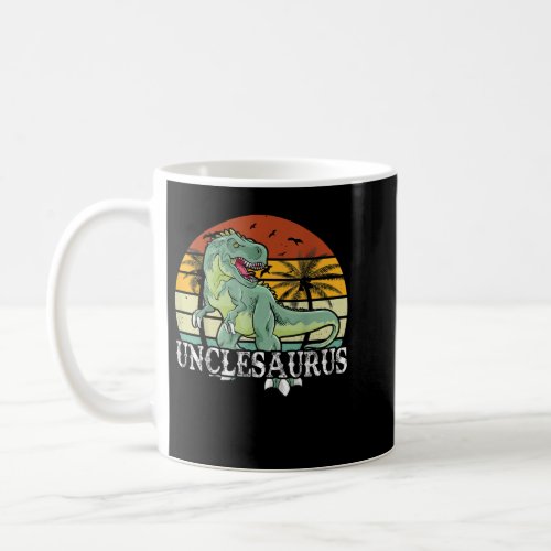 Fathers Day Gift For Men Unclesaurus Uncle Saurus Coffee Mug