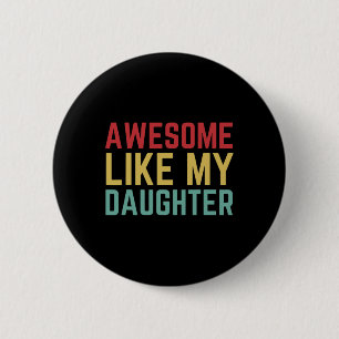 Fathers Day Gift From Daughter Wife Awesome Like M Button