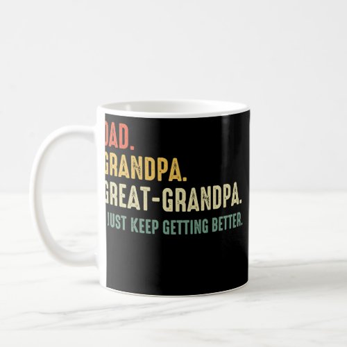 Fathers Day Gift from Grandkids Dad Grandpa Great Coffee Mug