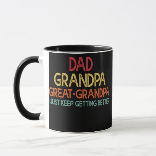 Fathers Day Gift from Grandkids Dad Grandpa Great Mug