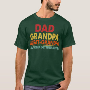Fathers Day Gift from Grandkids Dad Grandpa Great T-Shirt