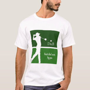 fathers day gift golf, best dad ever by par T-Shirt