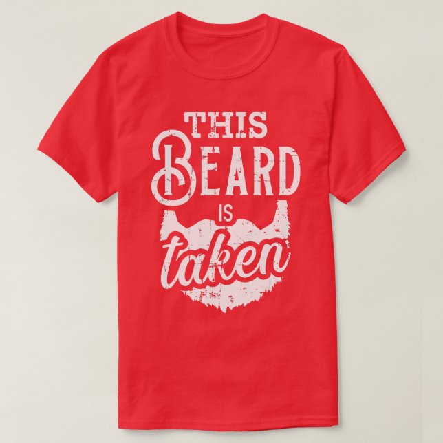Fathers Day Gift his Beard Is aken Beard Gifts for T-Shirt (Design Front)