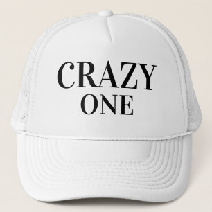 Father's Day Gift Idea Baseball CRAZY ONE Trucker Hat